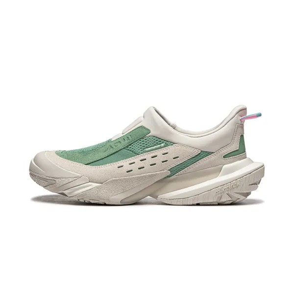 Кроссовки LINING Lifestyle Shoes Unisex Low-top Wave Green/moonlight Gray, зеленый