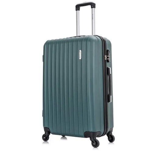 Умный чемодан L'case Krabi Krabi, 94 л, размер L, зеленый