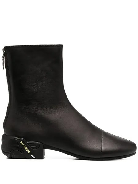 Raf Simons ботинки Runner на молнии, черный