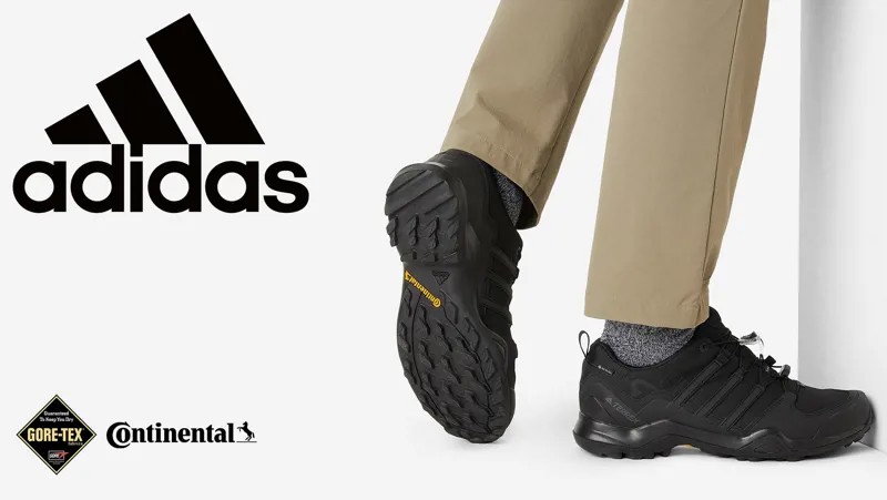 Полуботинки мужские adidas Terrex Swift R2 GTX, Черный