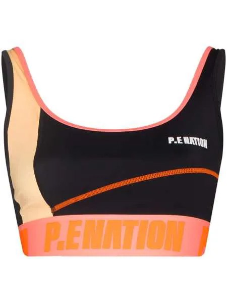 P.E Nation спортивный бюстгальтер Double Cross с логотипом