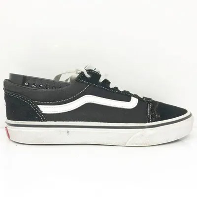 Vans Boys Off The Wall 500714 Черные повседневные кроссовки, размер 5