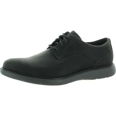 Мужские серые кожаные оксфорды Rockport Garett с простым носком, ширина 9 (E) BHFO 0380