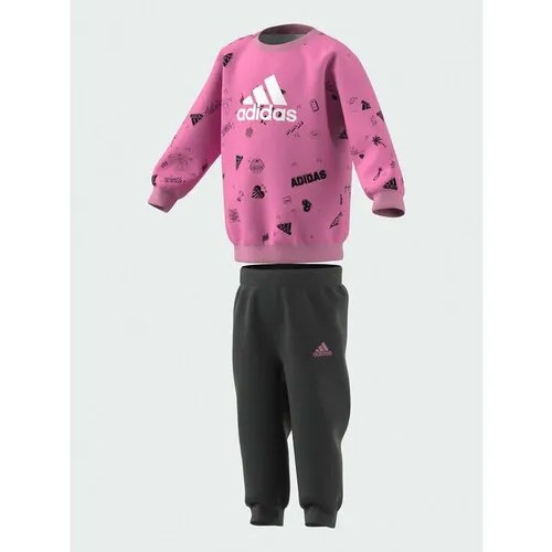 Костюм adidas, размер 2/3Y [MET], розовый