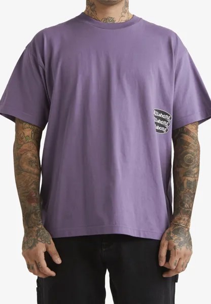 Футболка с принтом Stacked Og À Manches Courtes Ubyzt00583 Billabong, скв