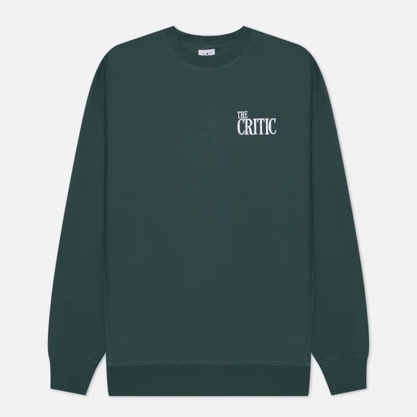 Мужская толстовка Alltimers The Critic Heavyweight Embroidered Crew Neck зелёный, XL