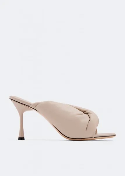 Мюли STUDIO AMELIA Croissant 90 heel mules, белый