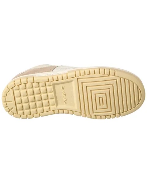 Кроссовки Acne Studios Low Prime из кожи и замши, белый