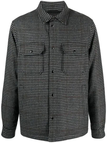 Woolrich куртка-рубашка в клетку, серый