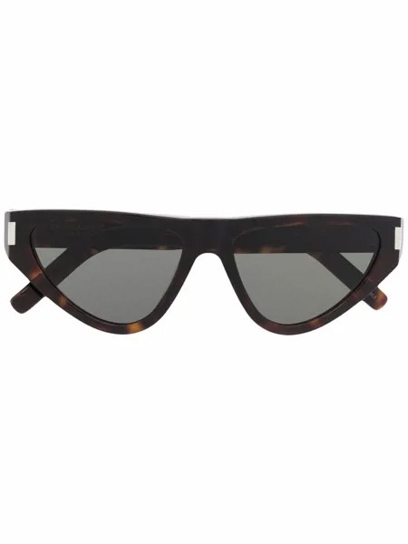 Saint Laurent Eyewear солнцезащитные очки в оправе 'кошачий глаз'