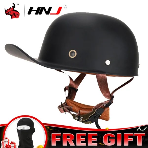 Бейсболка HNJ в стиле ретро для мотоцикла, винтажная Защитная шапка для езды на велосипеде, летние воздухопроницаемые шлемы