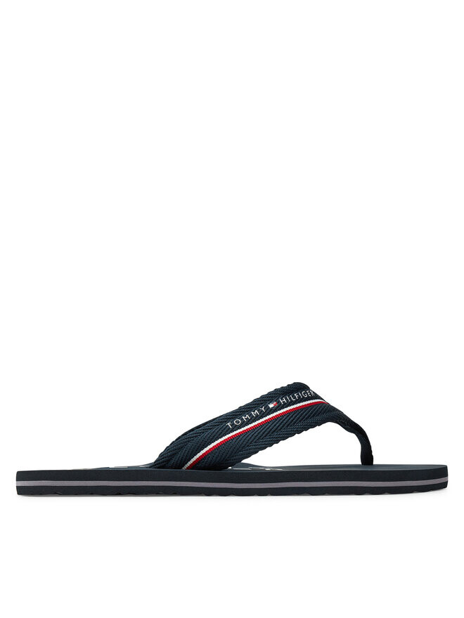 Шлепанцы Tommy Hilfiger Web Beach Sandal FM0FM05340 Azul marino, темно-синий