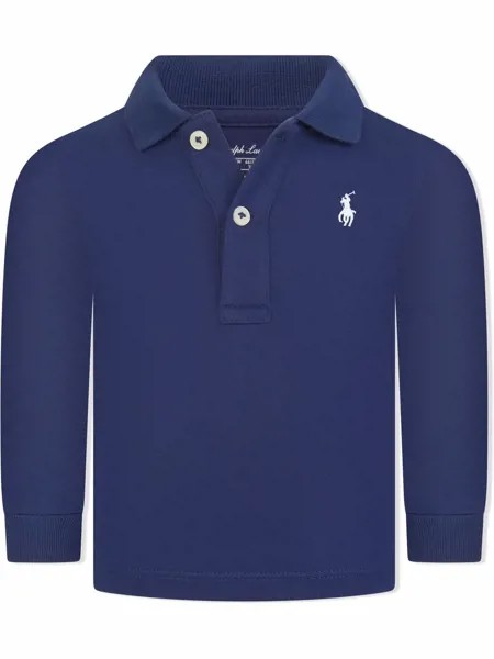 Ralph Lauren Kids рубашка поло Polo Pony с длинными рукавами