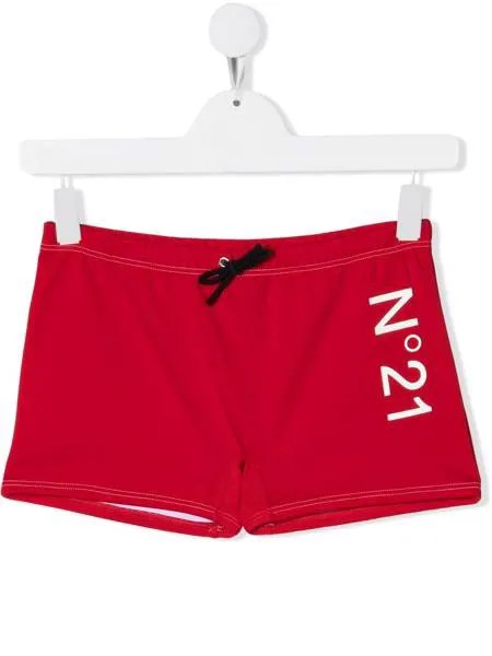 Nº21 Kids плавки-шорты с логотипом