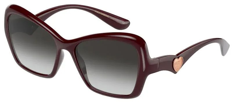 Солнцезащитные очки женские DOLCE&GABBANA 0DG6153 / 55 32858G55, бордовый