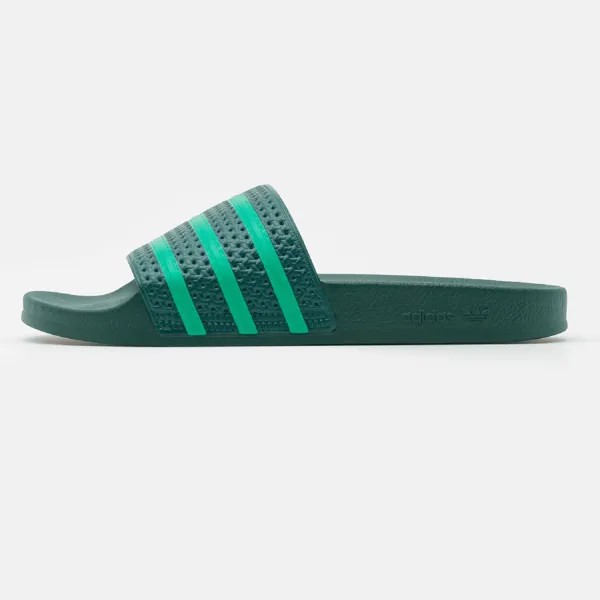 Сандалии на плоской подошве Adidas Originals Adilette Unisex, темно-зеленый/зеленый