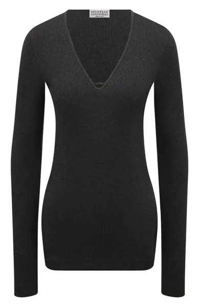 Хлопковый лонгслив Brunello Cucinelli