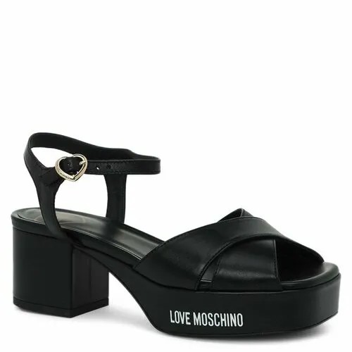 Босоножки LOVE MOSCHINO, размер 40, черный