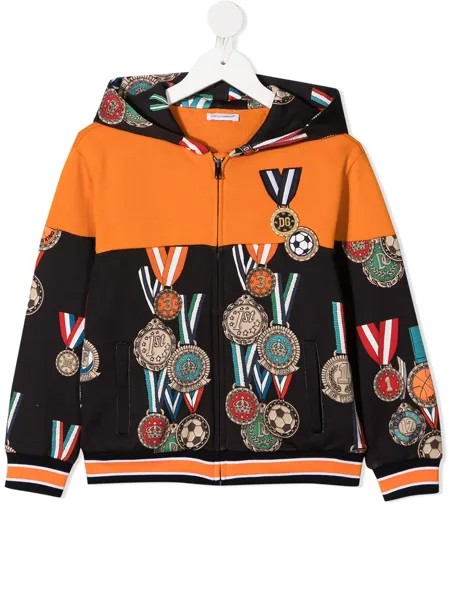 Dolce & Gabbana Kids худи на молнии