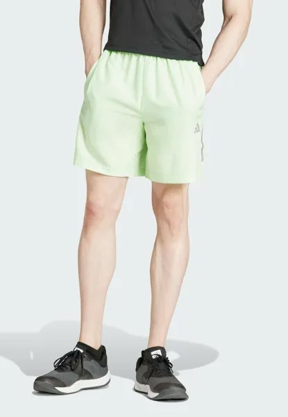 Спортивные шорты ADIDAS GYM+ TRAINING WOVEN SHORT adidas Performance, цвет semi green spark