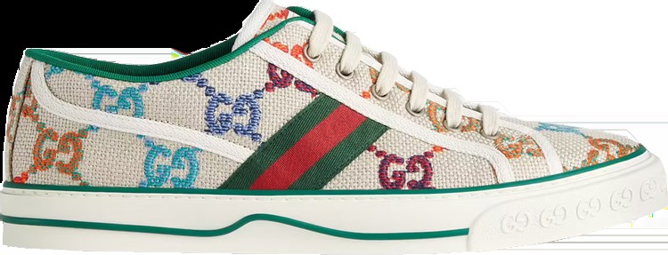 Кроссовки Gucci Tennis 1977 White Multi, белый