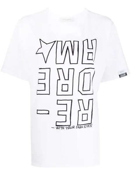 Golden Goose футболка с принтом Redream