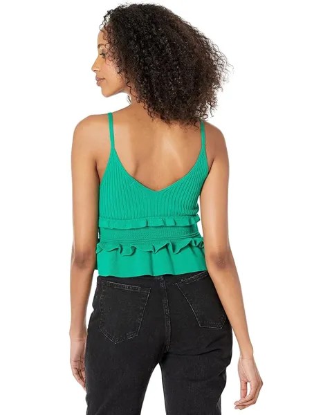 Свитер BCBGeneration Peplum Sweater Tank V1TX1P21, цвет Verde
