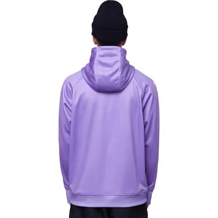 Пуловер с капюшоном из флиса мужской 686, фиолетовый