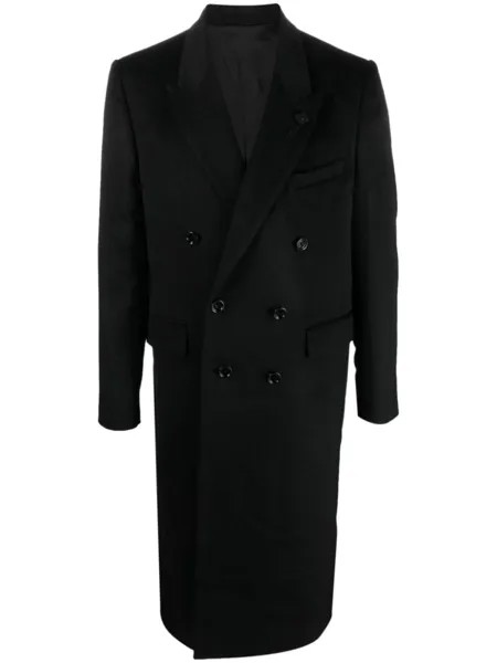 Lardini двубортное пальто Attitude, черный