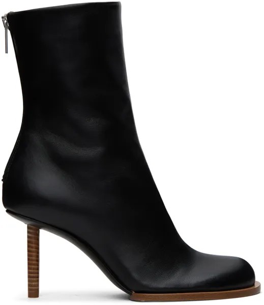 Черные ботинки Le Chouchou Les Bottines Rond Carre Jacquemus