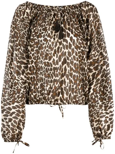 Tory Burch leopard-print blouse