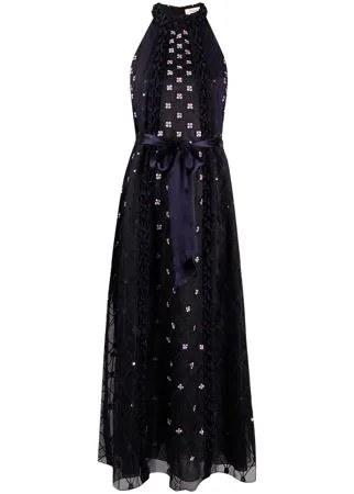 Temperley London платье Pixie с цветочной вышивкой