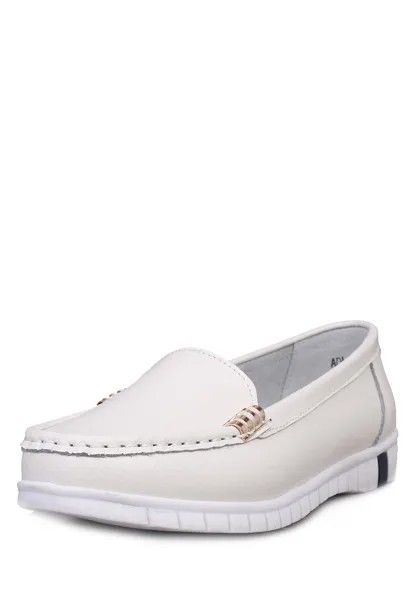 Мокасины женские Alessio Nesca Comfort 710018746 белые 40 RU