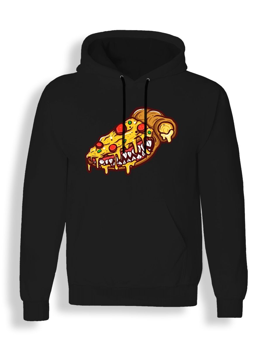 Худи унисекс СувенирShop Пицца/Pizza/Food 15 черное XL