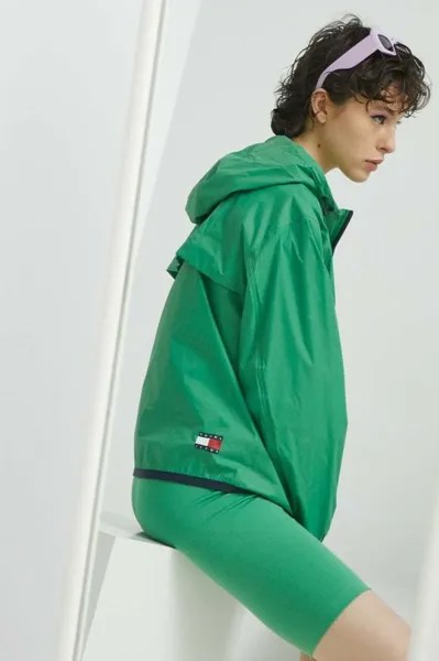 Куртка Tommy Jeans, зеленый