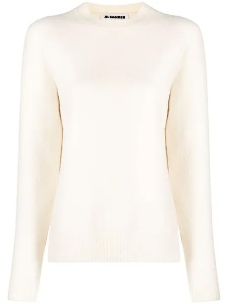 Jil Sander шерстяной джемпер Harmony, белый