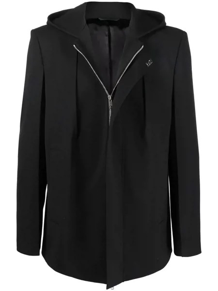 Givenchy пальто на молнии с капюшоном