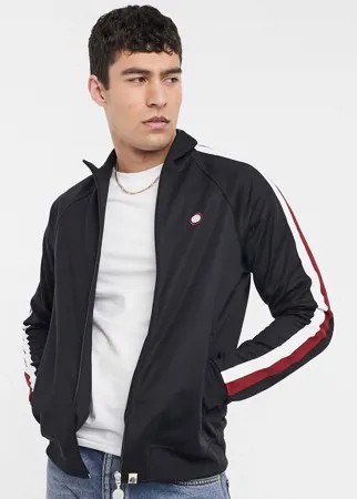 Черная спортивная куртка Pretty Green Tilby-Черный цвет