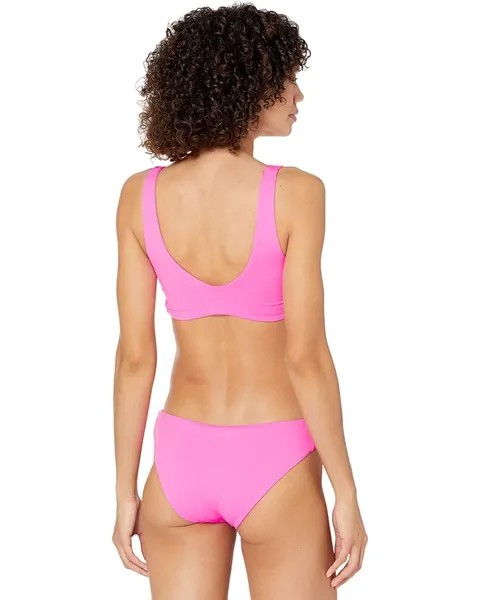 Топ бикини Maaji Heritage Fuchsia Glee Four-Way Reversible Bikini Top, розовый
