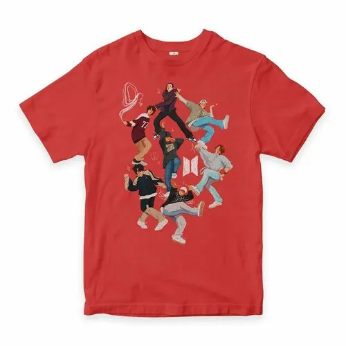 Футболка Design Heroes, размер XS, красный