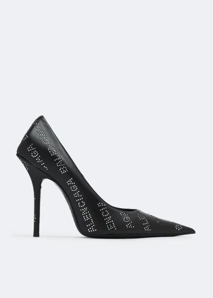 Туфли BALENCIAGA Square Knife BB pumps, черный