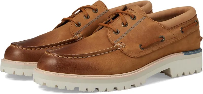 Топсайдеры Authentic Original 3-Eye Lug Sperry, цвет Tan