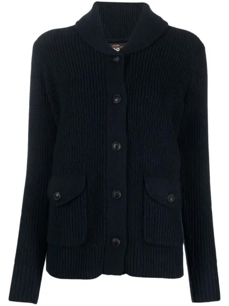 Кардиган в рубчик Ralph Lauren RRL, синий