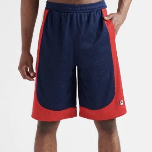 Fila Everly Shorts Мужские шорты для баскетбола в сетку, размер синий, синий #251