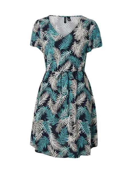 Платье Vero Moda EASY JOY, темно-синий/бирюзовый