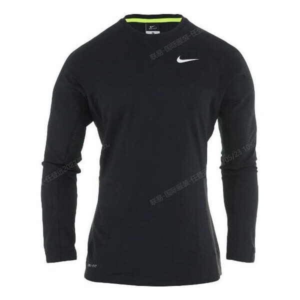 Футболка Nike Crossover Long Sleeve 'Black', черный