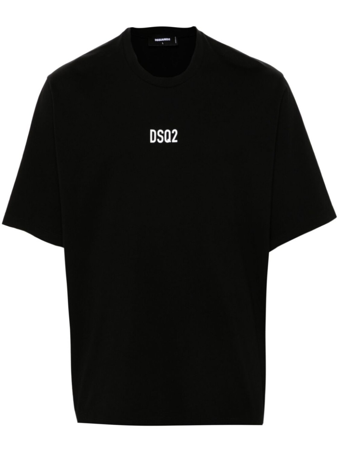Dsquared2 футболка из хлопка с логотипом DSQUARED2, черный