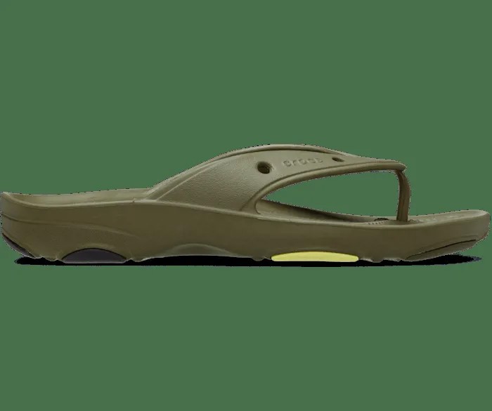 Вьетнамки женские Crocs CRW_207712 хаки 39-40 EU (доставка из-за рубежа)