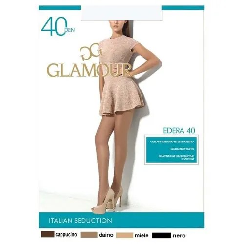 Колготки Glamour, 40 den, размер 3, бежевый