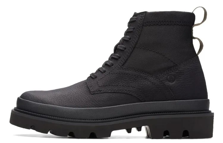 Ботинки мужские черные Clarks